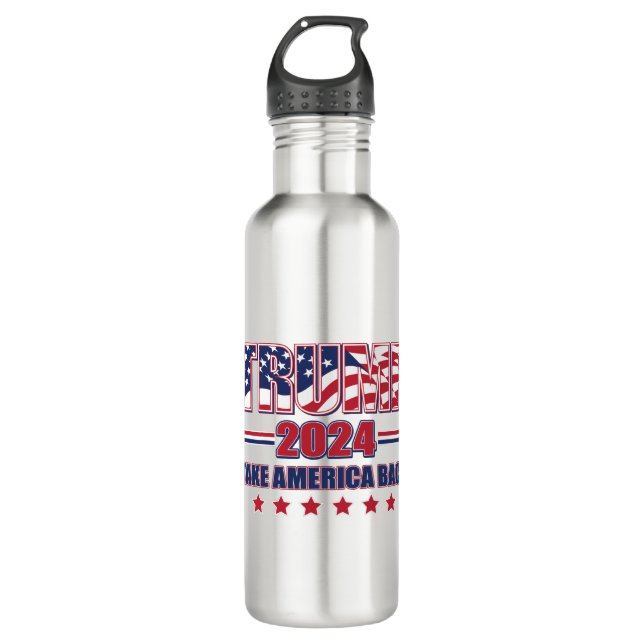Trump 2024 edelstahlflasche (Vorderseite)