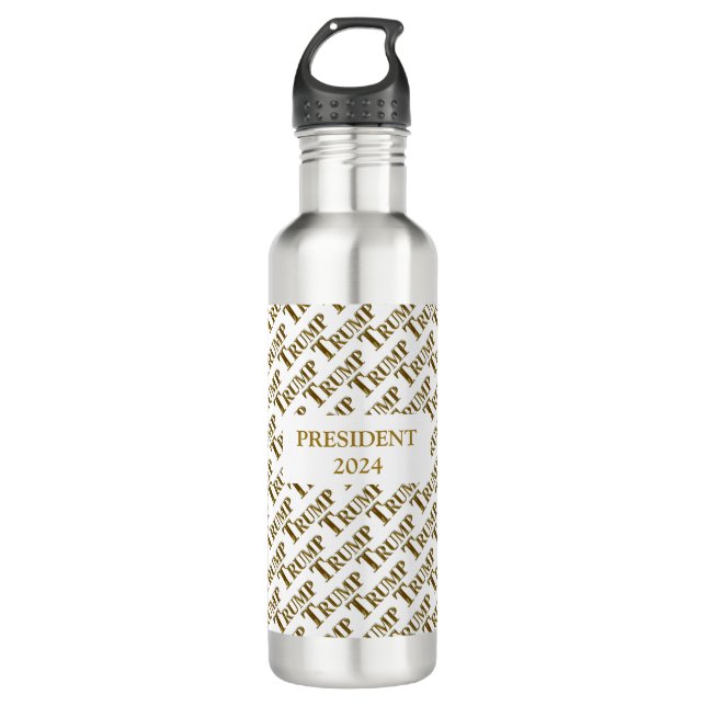 TRUMP 2024 EDELSTAHLFLASCHE (Vorderseite)