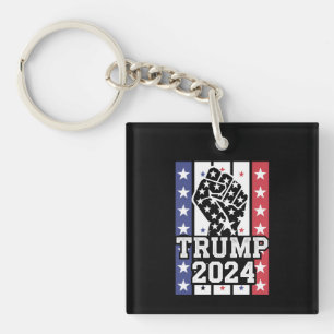 Trump 2024 Faust Outlaw Hillbilly J.D.Vance 2024 Schlüsselanhänger