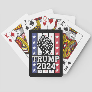 Trump 2024 Faust Outlaw Hillbilly J.D.Vance 2024 Spielkarten