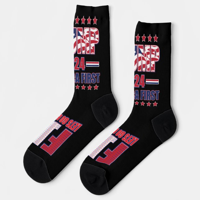 Trump 2024 FJB Socken (Linkes Detail)
