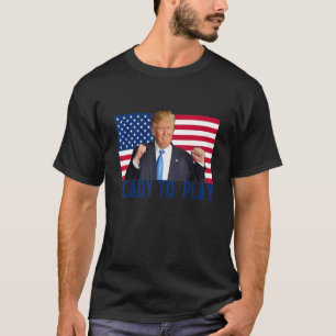 Trump 2024 Flag 45 47 Wahlen Rettete Amerika wiede T-Shirt