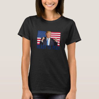 Trump 2024 Flag 45 47 Wahlen Rettete Amerika wiede T-Shirt
