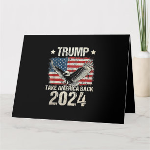 Trump 2024 flag take America back men women Trump Karte