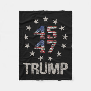 Trump 2024 Flagge (auf Byck) Take America Ck Trump Fleecedecke