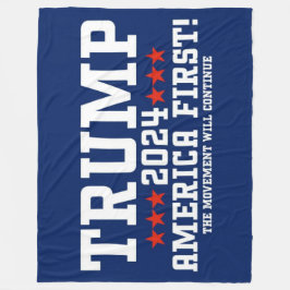 TRUMP 2024 FLEECEDECKE