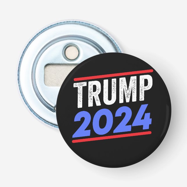 Trump 2024 For President Donald Jr. Maga Election Flaschenöffner (Vorderseite)