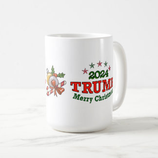 Trump 2024 Frohe Weihnachtskaffee-Tasse Kaffeetasse