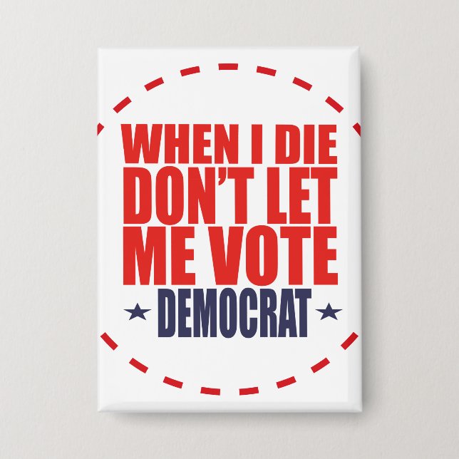 Trump 2024 Funny Gag Geschenk Button (Vorderseite)