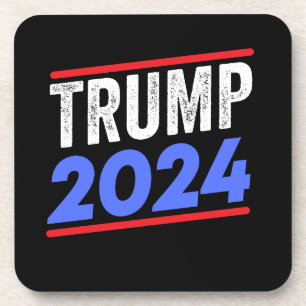 Trump 2024 für die Wahl von Präsident Donald Jr. M Getränkeuntersetzer