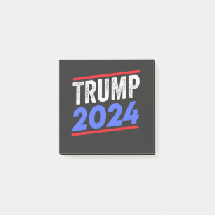 Trump 2024 für die Wahl von Präsident Donald Jr. M Post-it Klebezettel