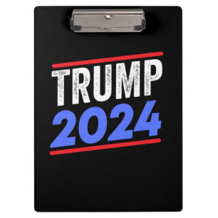 Trump 2024 Für Präsident Donald Jr. Maga Wahl Klemmbrett