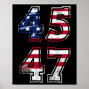 Trump 2024 für Präsident Poster