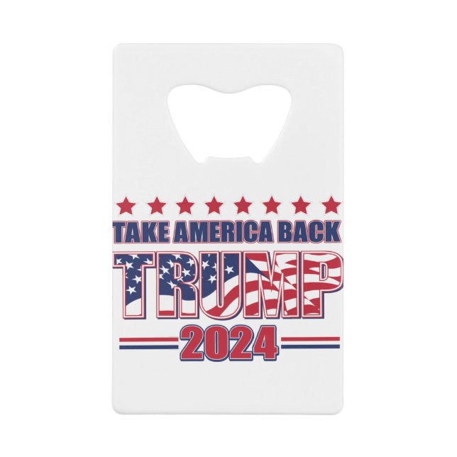 Trump 2024 geldbeutel flaschenöffner (Vorderseite)