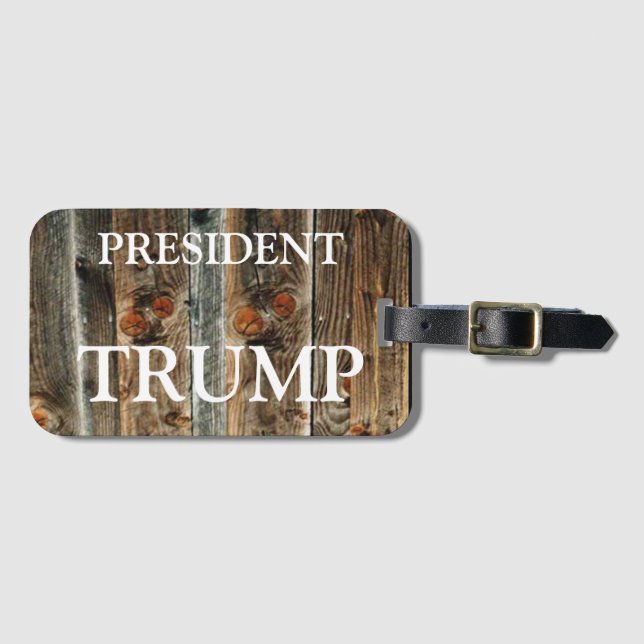 TRUMP 2024 GEPÄCKANHÄNGER (Vorderseite (Horizontal))