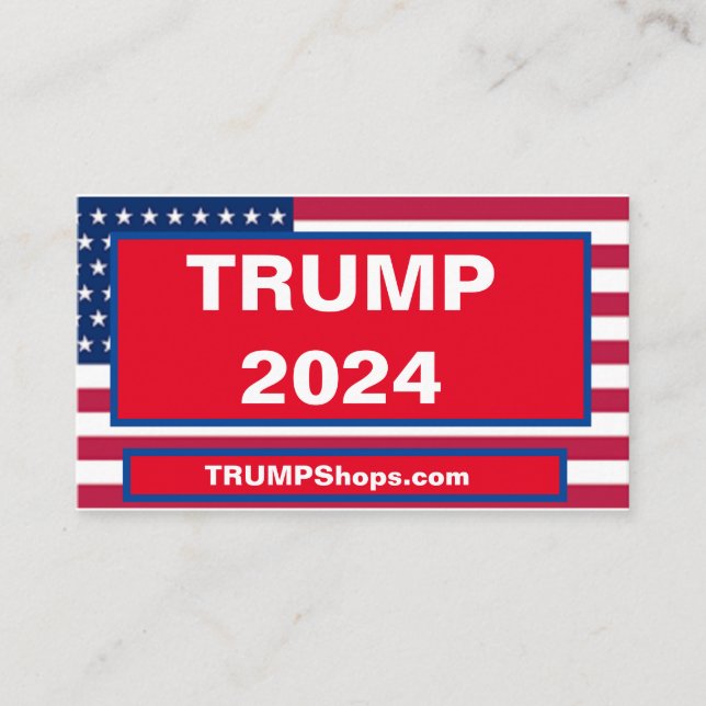 TRUMP 2024 GESCHÄFTSKARTE VISITENKARTE (Vorderseite)