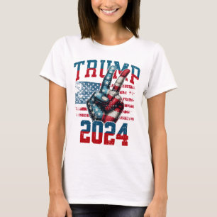 Trump 2024 Girl Women's Basic T - Shirt