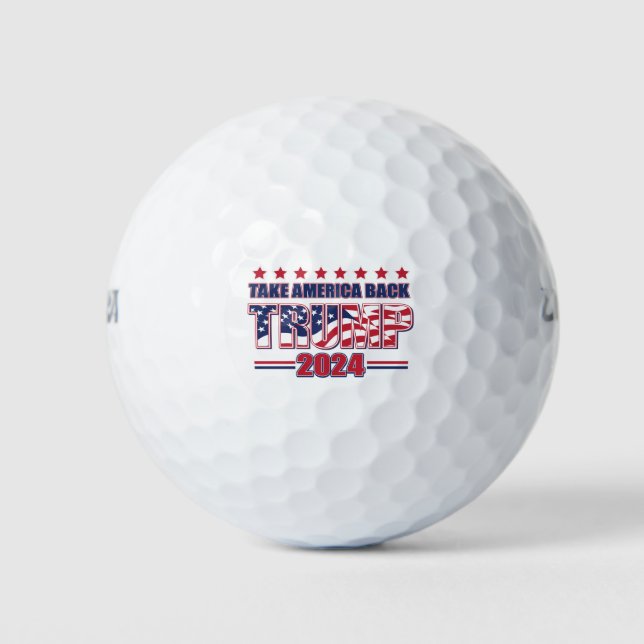Trump 2024 golfball (Vorderseite)