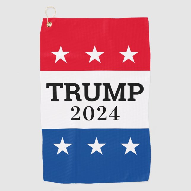 Trump 2024 golfhandtuch (Vorderseite)