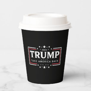 Trump 2024 Holt Amerika zurück Pappbecher