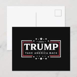 Trump 2024 Holt Amerika zurück Postkarte