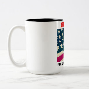 TRUMP 2024 ICH SCHAUE BESSER AUS ZWEIFARBIGE TASSE