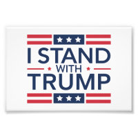 Trump 2024 Ich stehe mit Trump hinter dem Unterstü
