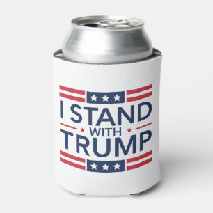 Trump 2024 Ich stehe mit Trump Unterstützer Präsid Dosenkühler