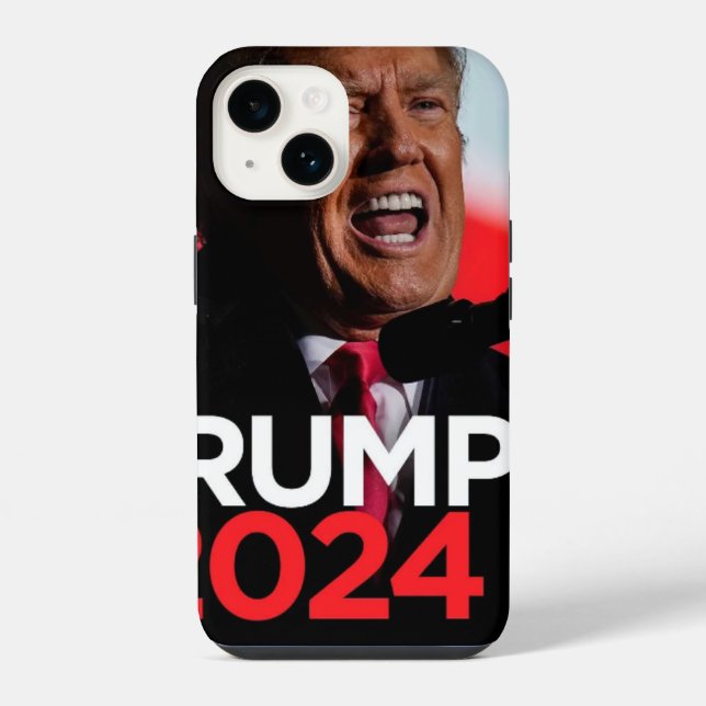 Trump 2024 iPhone Case iPhone 14 Hülle (Rückseite)