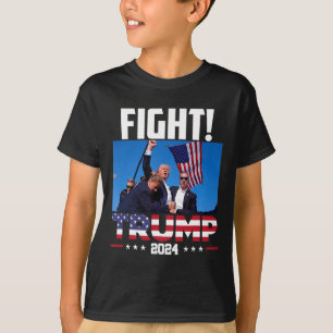 Trump 2024 Kampf Faust Kundgebung Trump Kundgebung T-Shirt