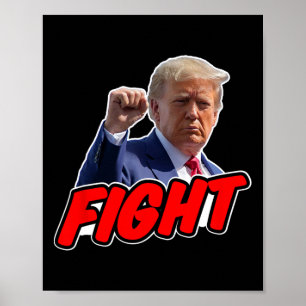 Trump 2024 Kampf für das Recht, Republikaner zu wä Poster