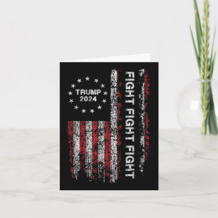 Trump 2024: Kampf gegen den Terrorismus - Trump-Pr Karte