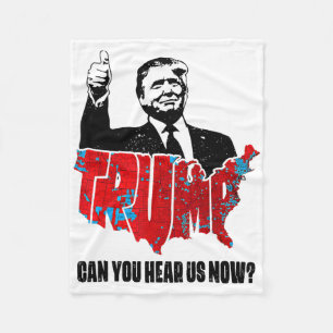 Trump 2024 kann man uns jetzt die Karte von 2024-W Fleecedecke