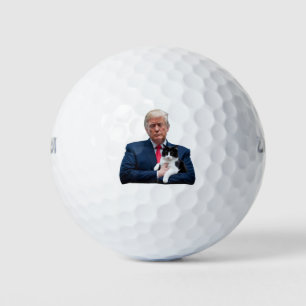 Trump 2024 Katze MAGA Lustige Trump Katze Golfball