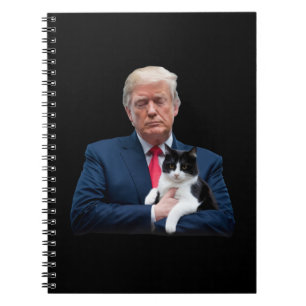 Trump 2024 Katze MAGA Lustige Trump-Katze Notizblock