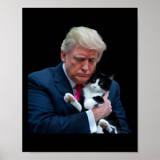 Trump 2024 Katze Mega Funny Trump Katze Poster