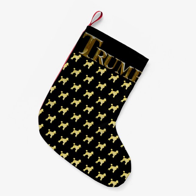 TRUMP 2024 KLEINER WEIHNACHTSSTRUMPF (Vorderansicht (hängend))