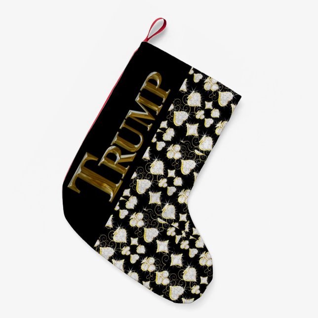 TRUMP 2024 KLEINER WEIHNACHTSSTRUMPF (Vorderansicht (hängend))