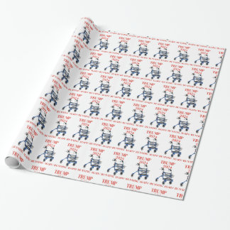 Trump 2024 läuft wieder? Schleifpapier Geschenkpapier