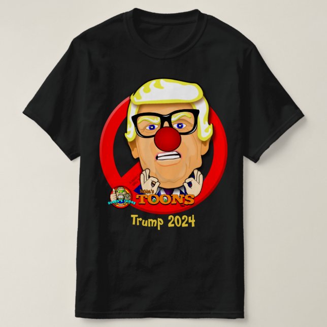 Trump 2024 - Le T-shirt Toon Tee de Bubba (Design devant)