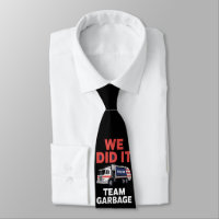 Trump 2024 LKW Müll Wir haben Team Garbage