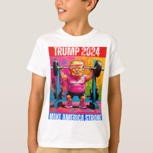 TRUMP 2024 MACHT AMERIKA STARK T-Shirt