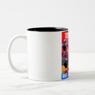 TRUMP 2024 MACHT AMERIKA STARK ZWEIFARBIGE TASSE