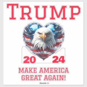 Trump 2024 macht Amerika wieder groß! Aufkleber