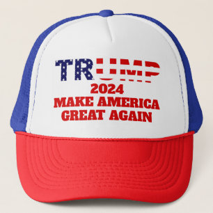 Trump 2024 macht Amerika wieder groß Truckerkappe