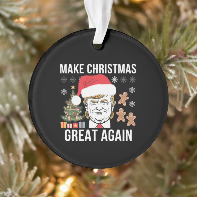 Trump 2024 macht Weihnachten wieder zu einer großa Ornament (Baum)