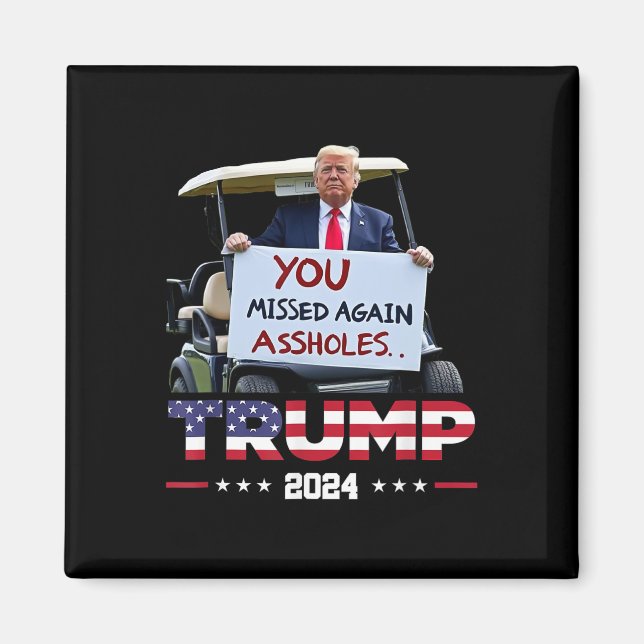 Trump 2024 magnet (Vorne)