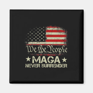 Trump 2024 Mega übergibt nie US-amerikanische Flag Magnet