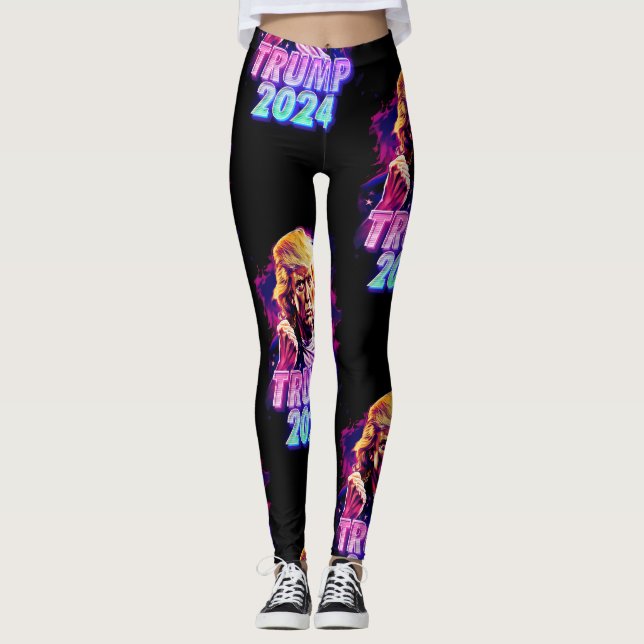 Trump 2024 - Miami Vice Leggings (Vorderseite)
