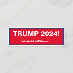 TRUMP 2024 mini carte de visite